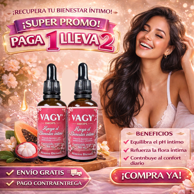 VAGY Drops - Bienestar íntimo garantizado (Paga 1, lleva 2)