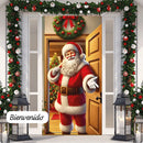 PuertaMágica™ FUNDA NAVIDEÑA PREMIUM PARA PUERTA - Diseño Exclusivo 🎅🎄
