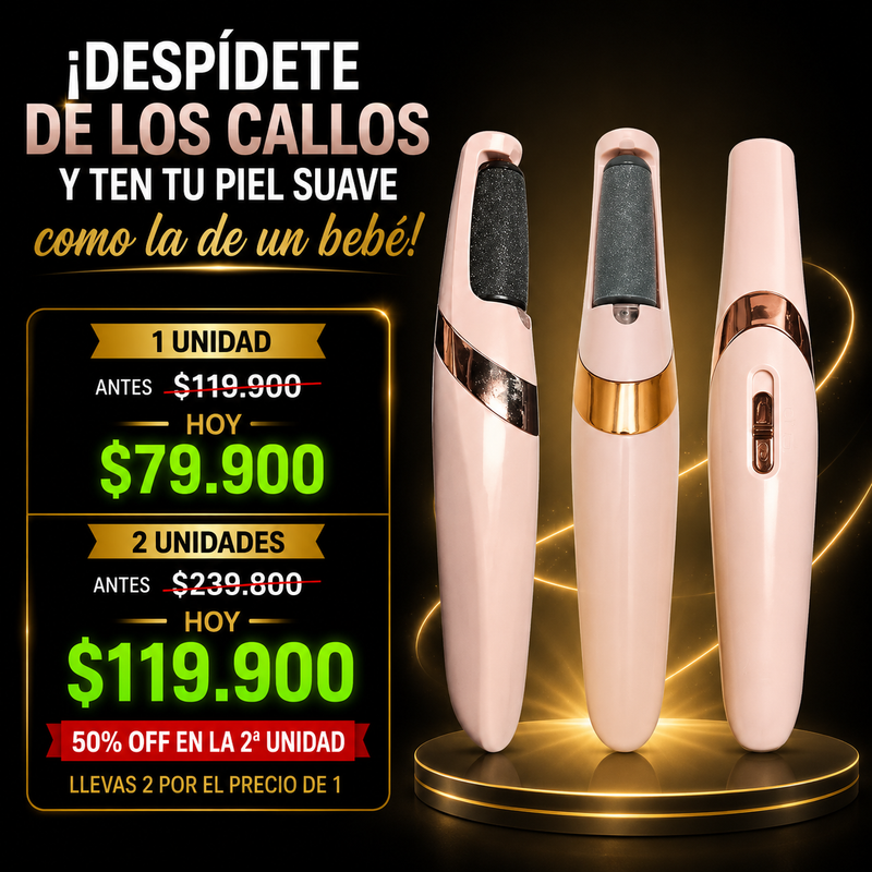 Removedor de Callos Recargable