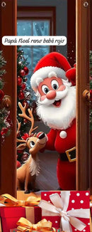 PuertaMágica™ FUNDA NAVIDEÑA PREMIUM PARA PUERTA - Diseño Exclusivo 🎅🎄