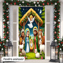 PuertaMágica™ FUNDA NAVIDEÑA PREMIUM PARA PUERTA - Diseño Exclusivo 🎅🎄