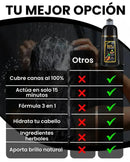 🧴 Shampoo Anti-Canas + 🖤 Pigmento + 🎁 2 Obsequios