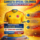 Camiseta Selección Colombia 2026 🇨🇴 Lleva el orgullo colombiano con estilo y comodidad